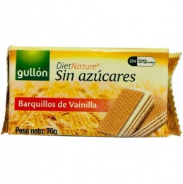 Nápolyi, cukormentes, 60 g, GULLÓN, vaníliás